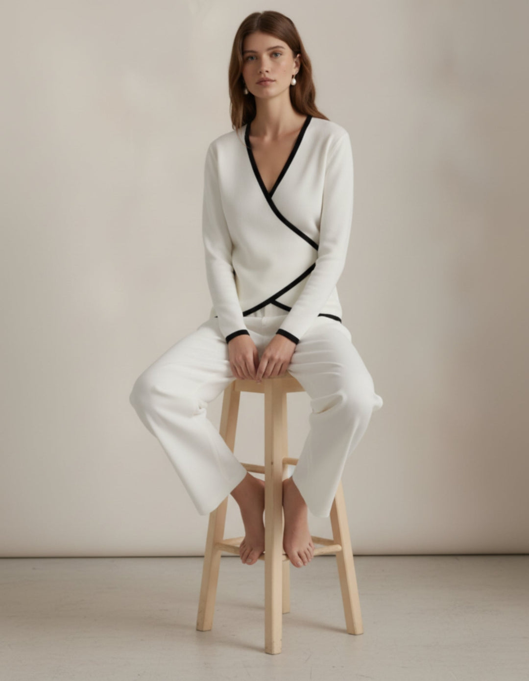 Pull Croisé Élégance - MAZZARO