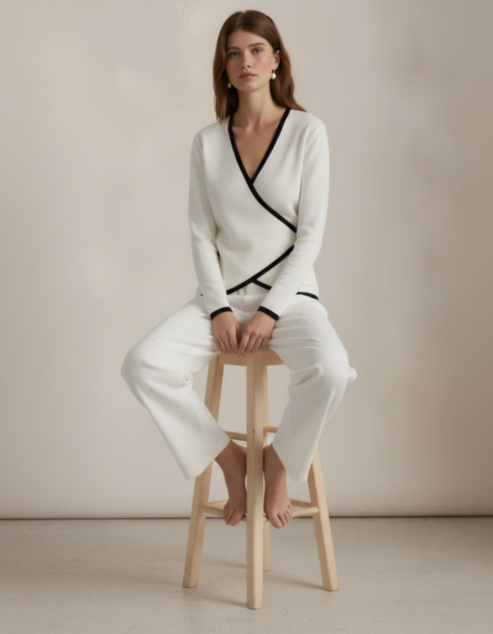 Pull Croisé Élégance - MAZZARO