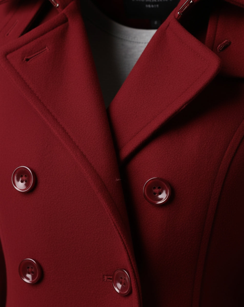 FIRENZE - Manteau Laine Cintrée Double Boutonnage - MAZZARO