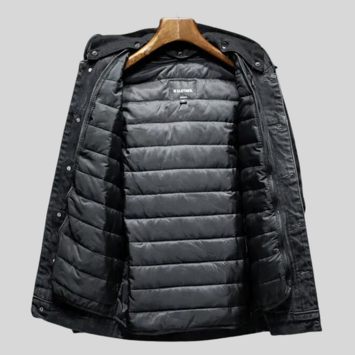 DANTE - Veste Denim Matelassée - MAZZARO