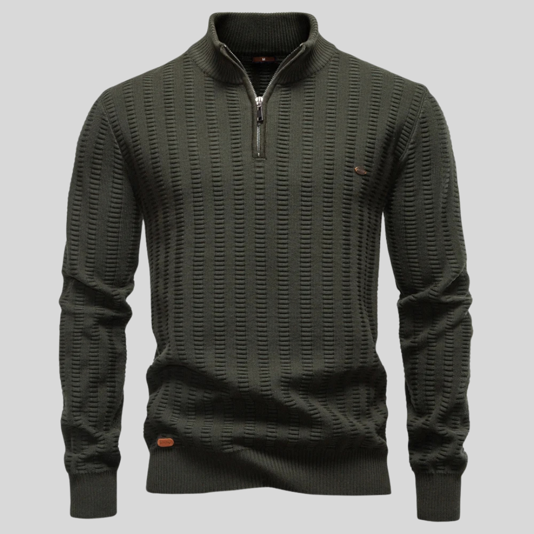 Pull Milano Demi-Zip - MAZZARO