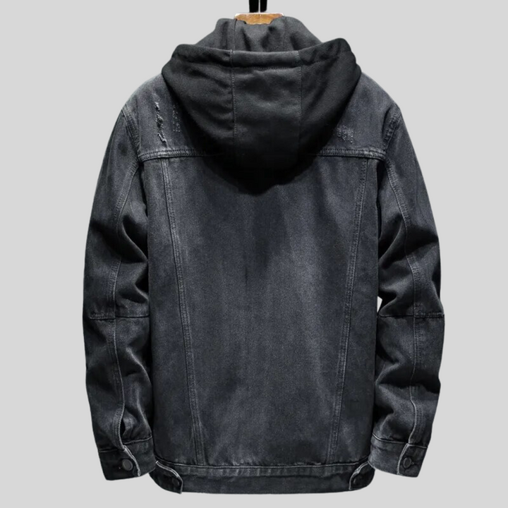 DANTE - Veste Denim Matelassée - MAZZARO