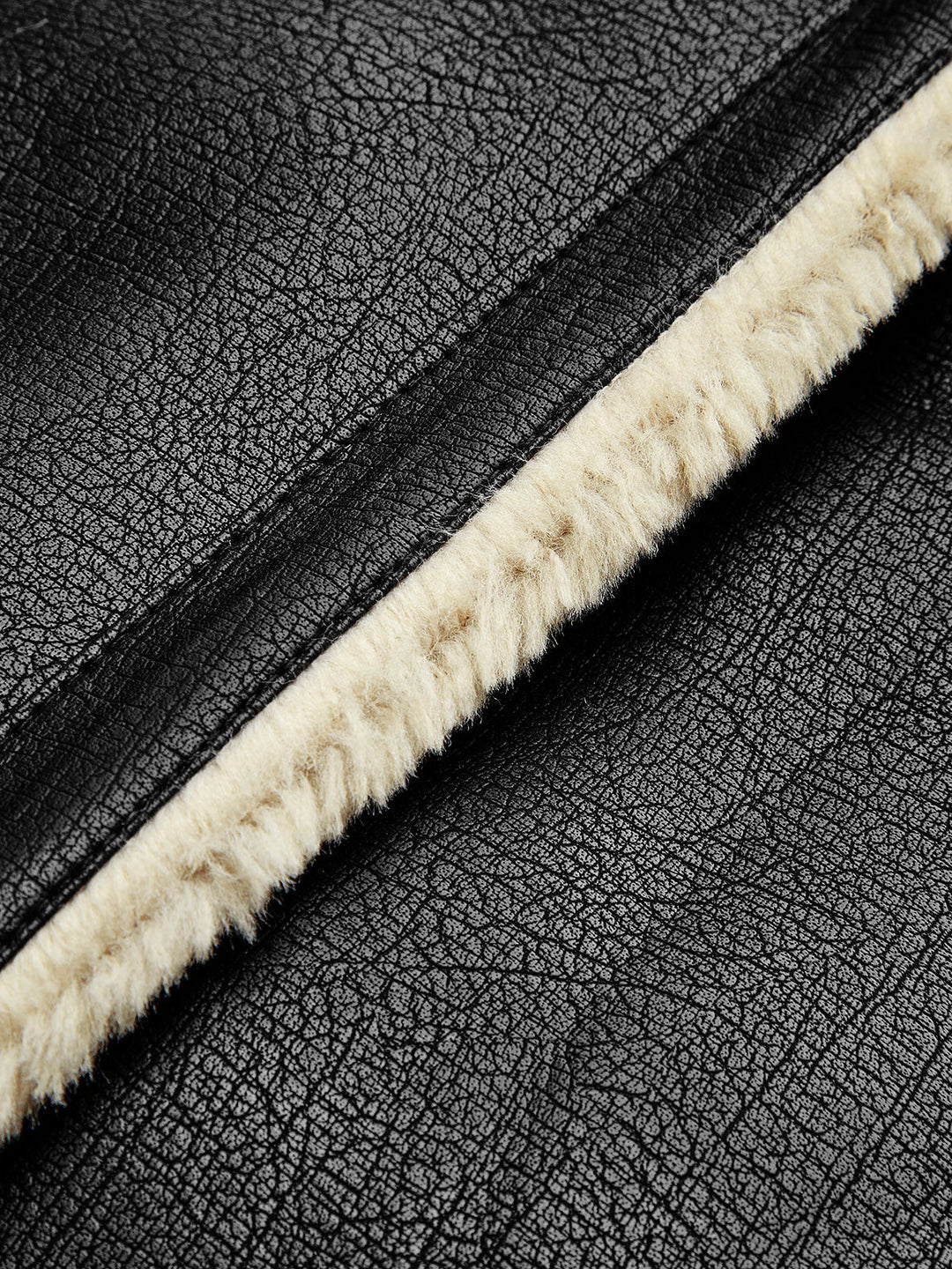 Isabella Conti – Veste Aviateur en Cuir avec Doublure en Shearling - MAZZARO