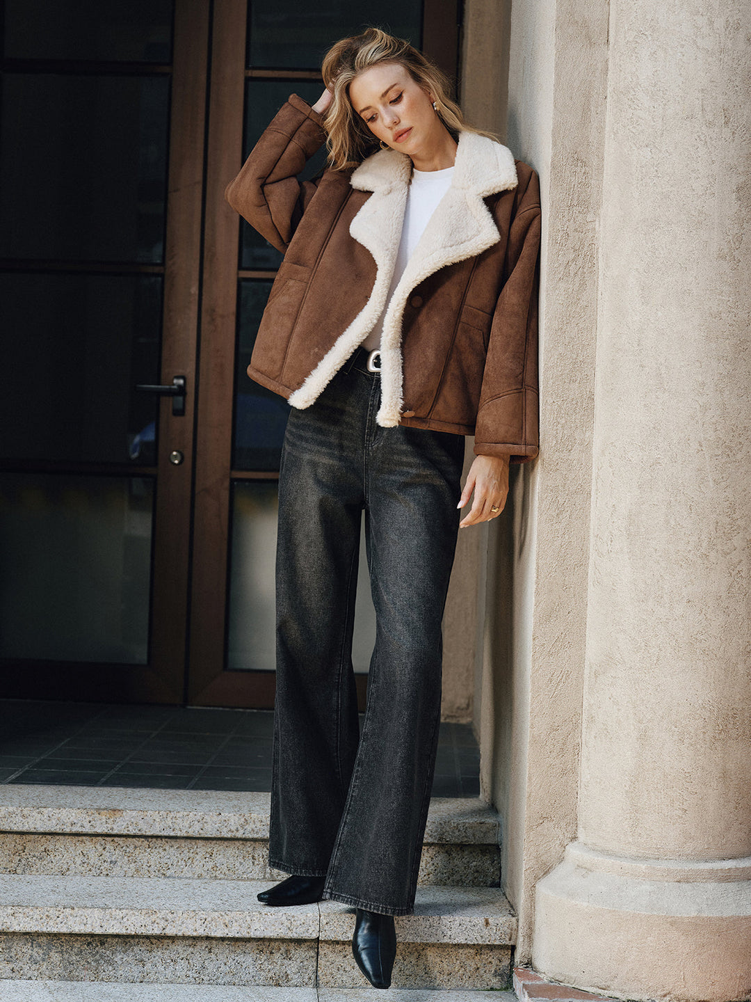 Cortina – Cappotto a revers foderato in pile - MAZZARO