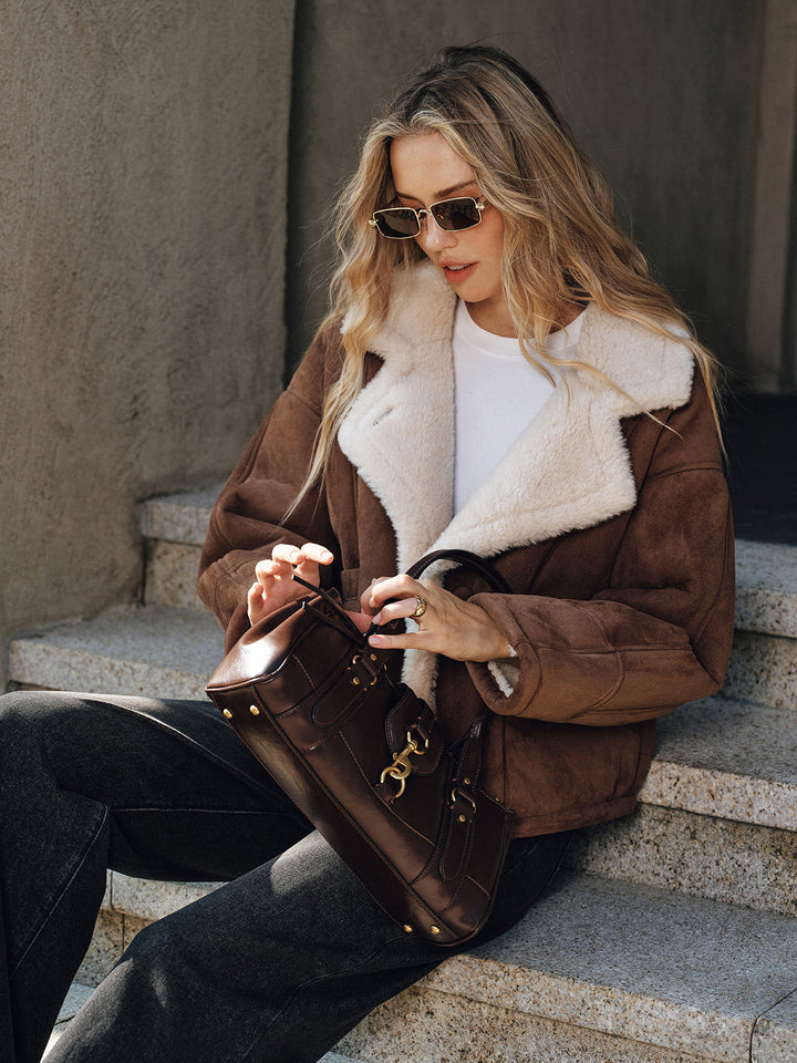 Cortina – Cappotto a revers foderato in pile - MAZZARO