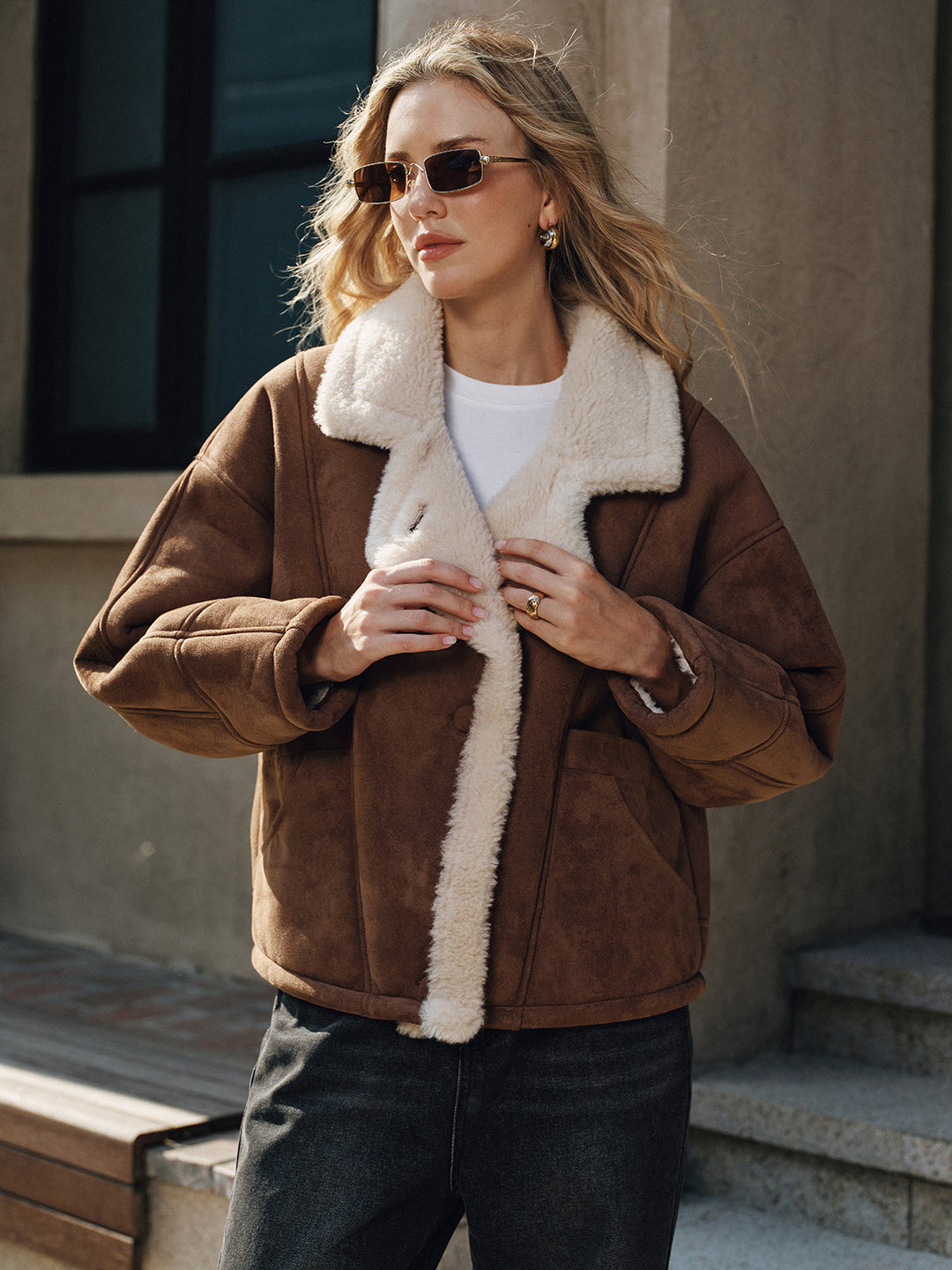 Cortina – Cappotto a revers foderato in pile - MAZZARO