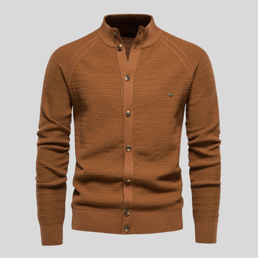 Hudson – Cardigan en maille texturée - MAZZARO