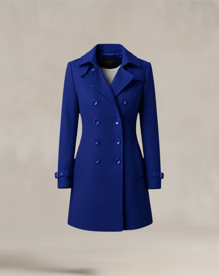 FIRENZE - Manteau Laine Cintrée Double Boutonnage - MAZZARO