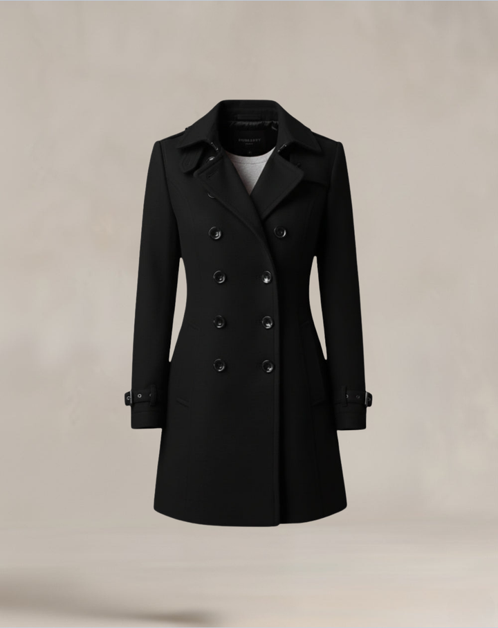 FIRENZE - Manteau Laine Cintrée Double Boutonnage - MAZZARO