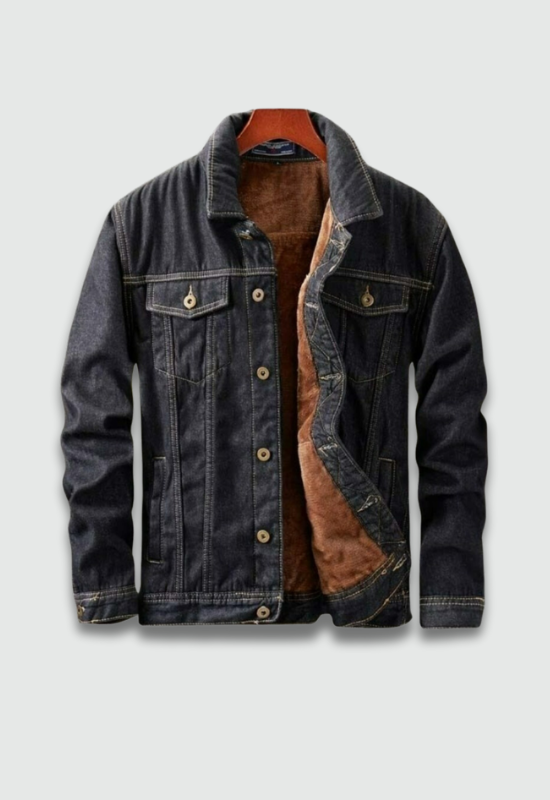 FABIO - Veste Denim Doublée Premium - MAZZARO