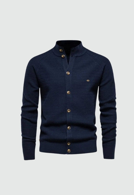 Hudson – Cardigan en maille texturée - MAZZARO