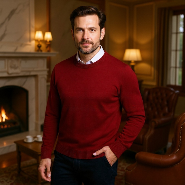 Henri Delorme – Pull Élégance Cachemire - MAZZARO