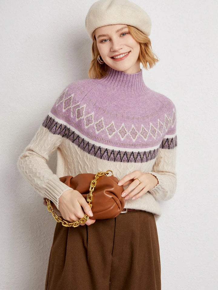 Maglione Northshore Jacquard Nordico - MAZZARO