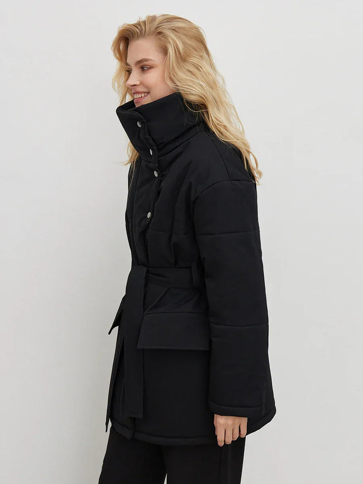Élodie – Parka d’hiver ceinturée - MAZZARO