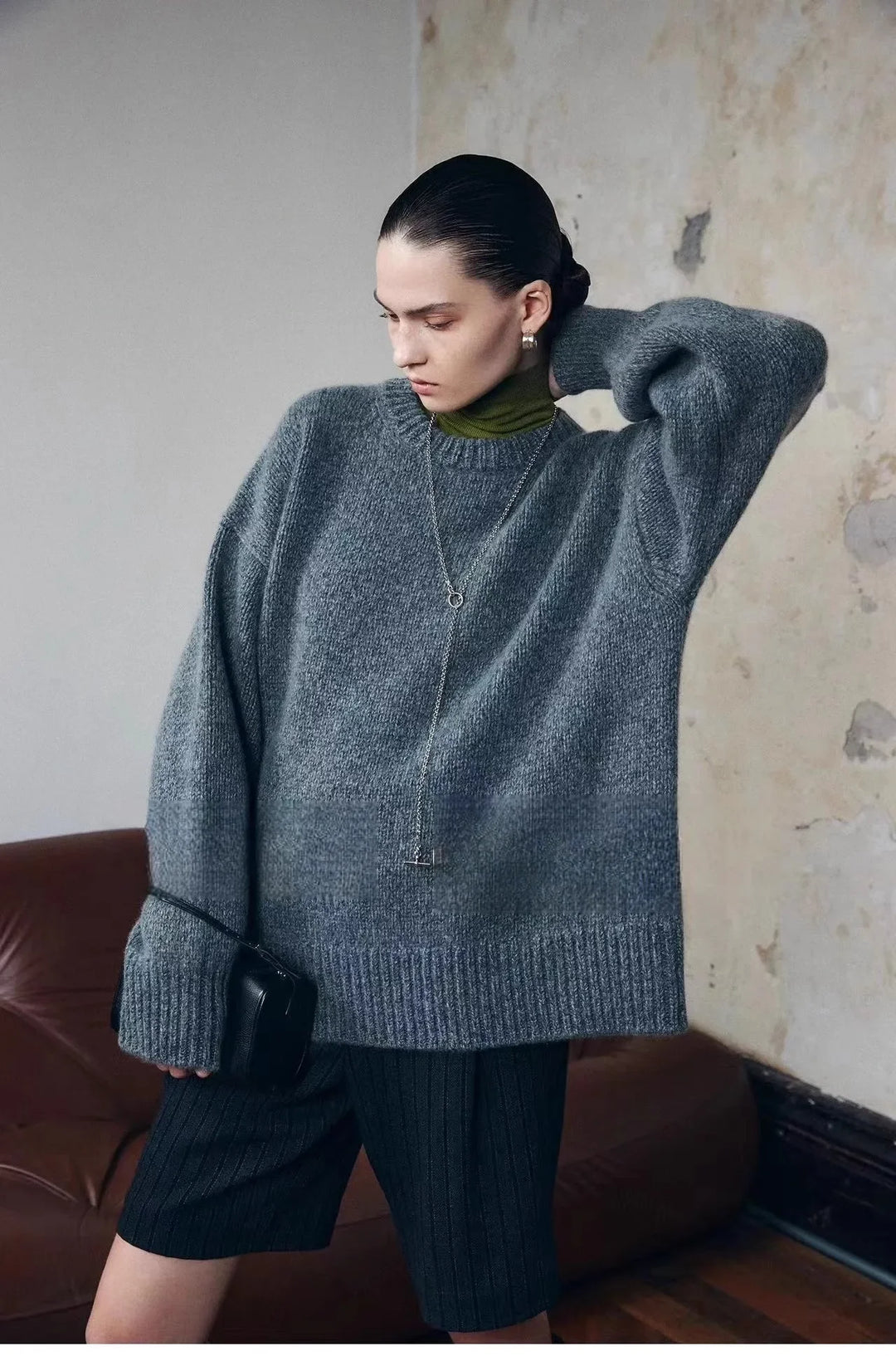 Camille Duret – Pull Oversize en Pur Cachemire - MAZZARO