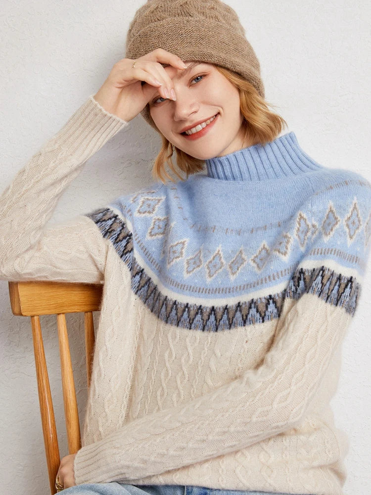 Maglione Northshore Jacquard Nordico - MAZZARO